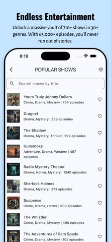 Old Time Radio Shows screenshot