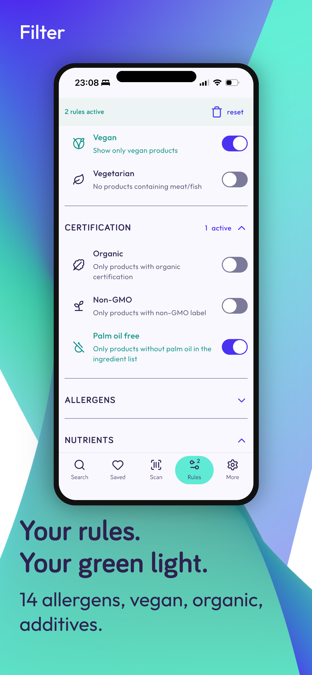 Kawari: Food Scanner screenshot 2