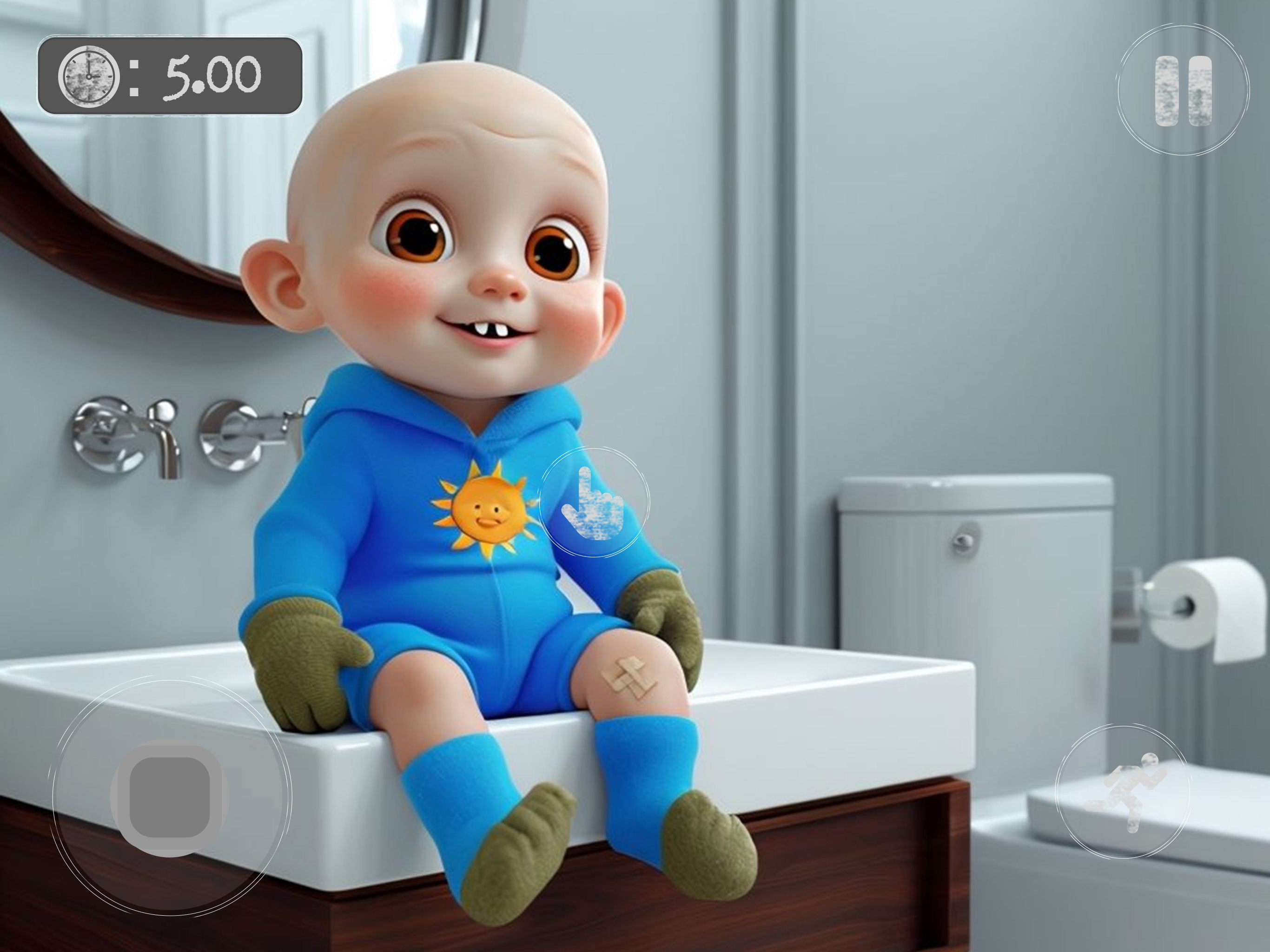 Horror Kids Nursing Game 3D