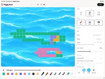 Play Music Theory Wiggly Music iPad screenshot 3