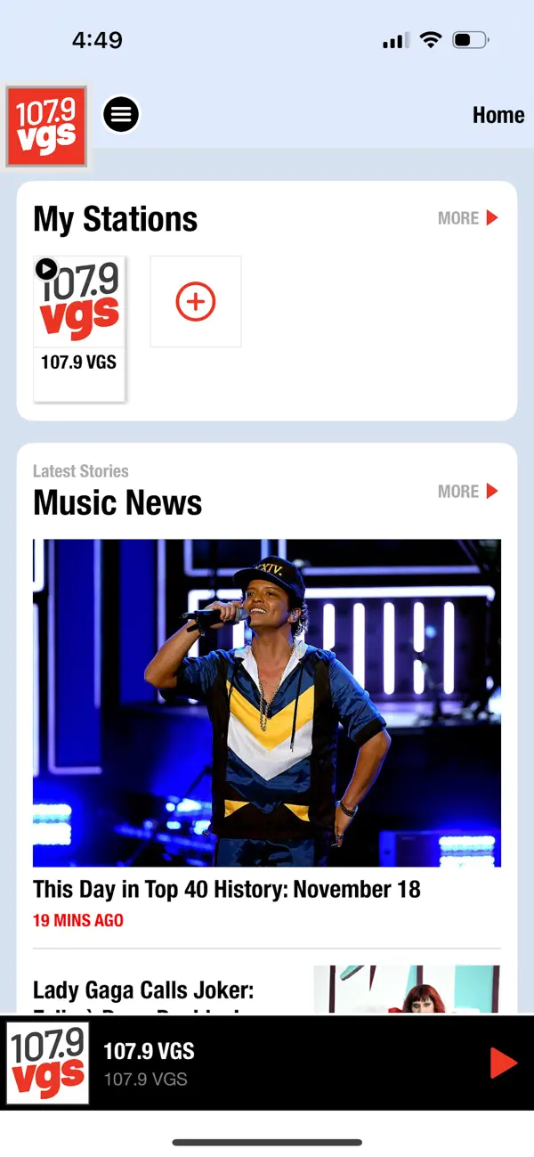 Screenshot #1 pour 107.9 VGS
