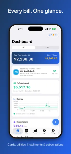 BillWise: Bill Payment Tracker screenshot 1