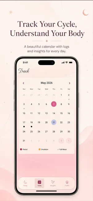 Lunar Cycle: Period & Moon screenshot 2