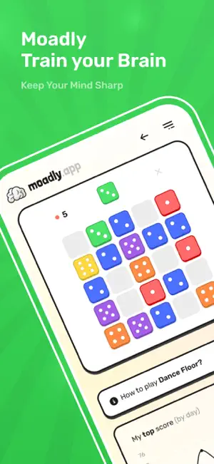 Moadly: Brain Training Games screenshot 1