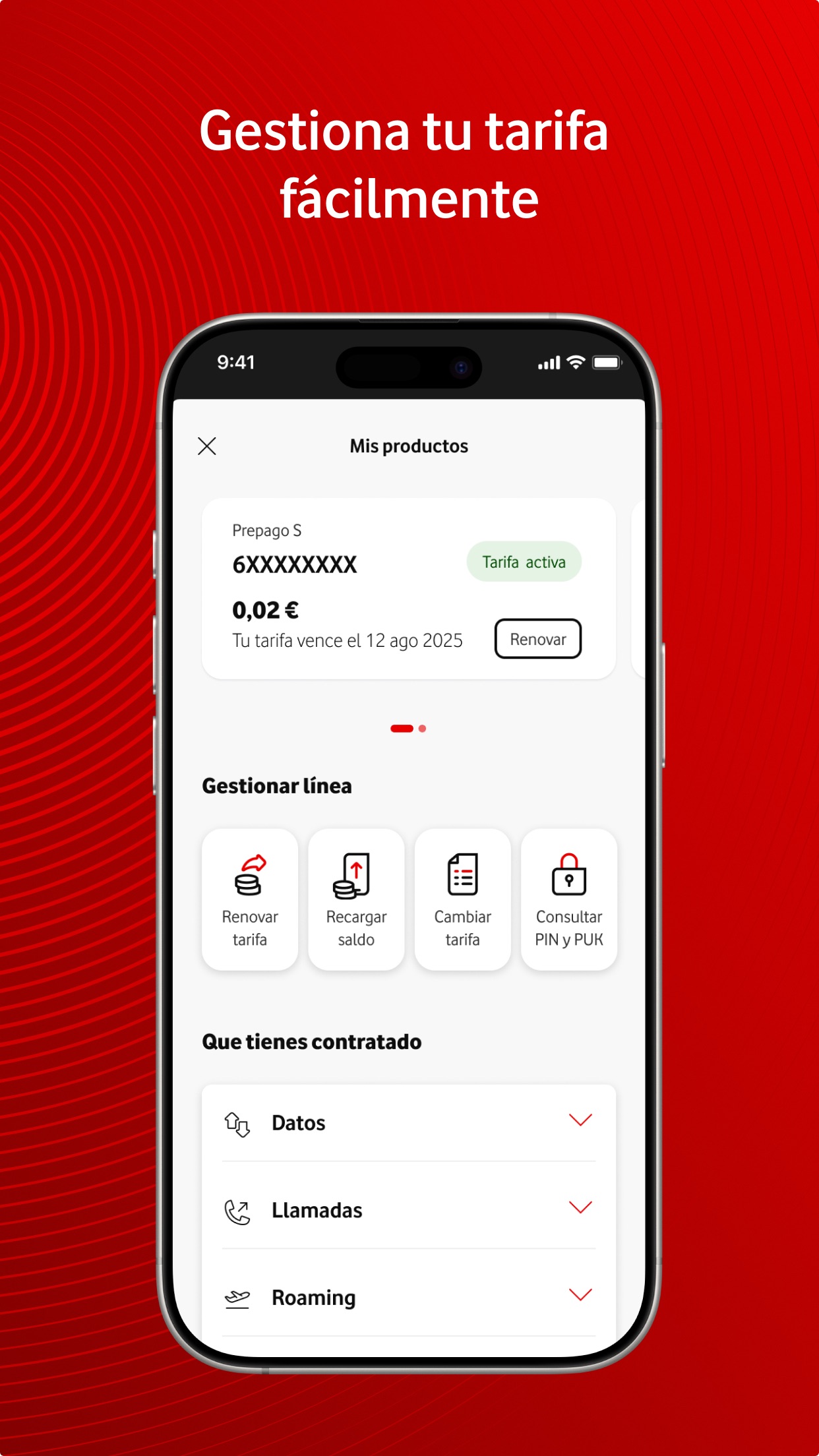 Screenshot 2 of Mi Vodafone Prepago