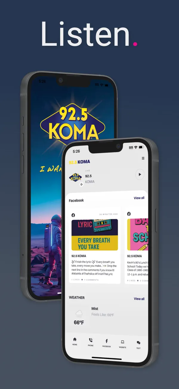 Screenshot #1 pour 92.5 KOMA