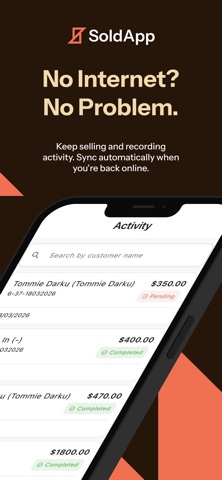 SoldApp POS Screenshot 1 of 3