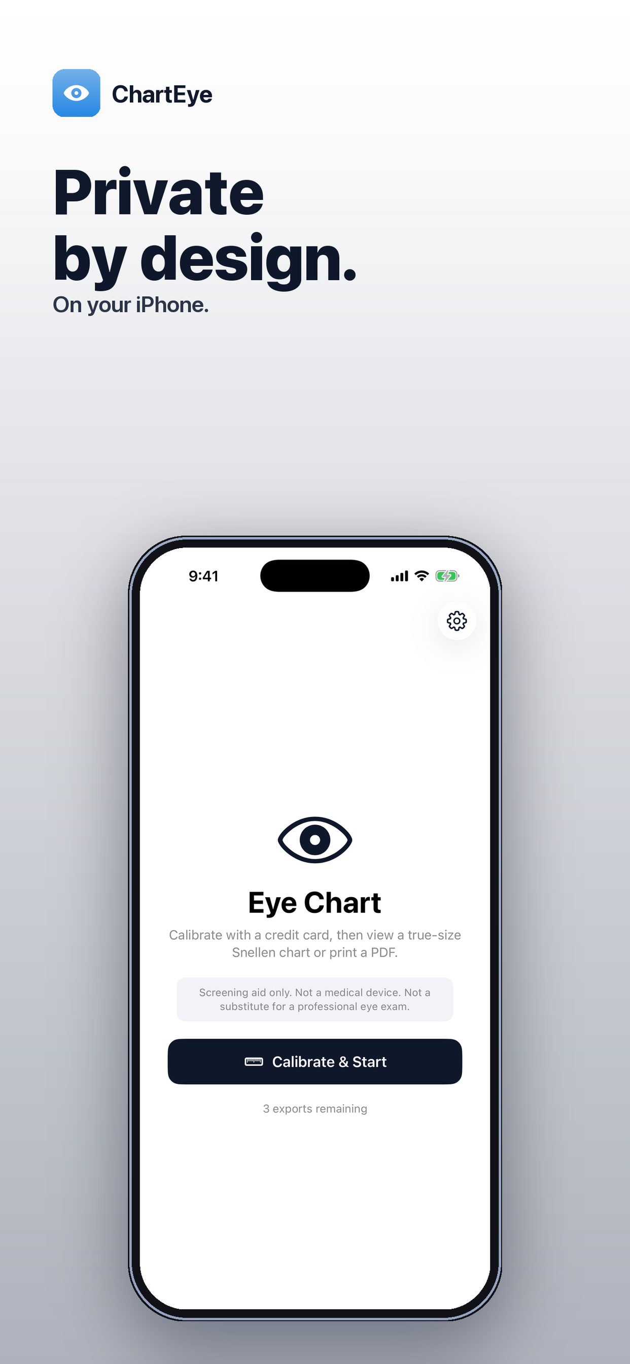 ChartEye: Eye Chart screenshot 3