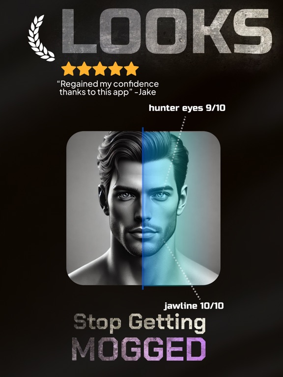 Mogger: LooksMax AI iPad screenshot 1 - Lifestyle app