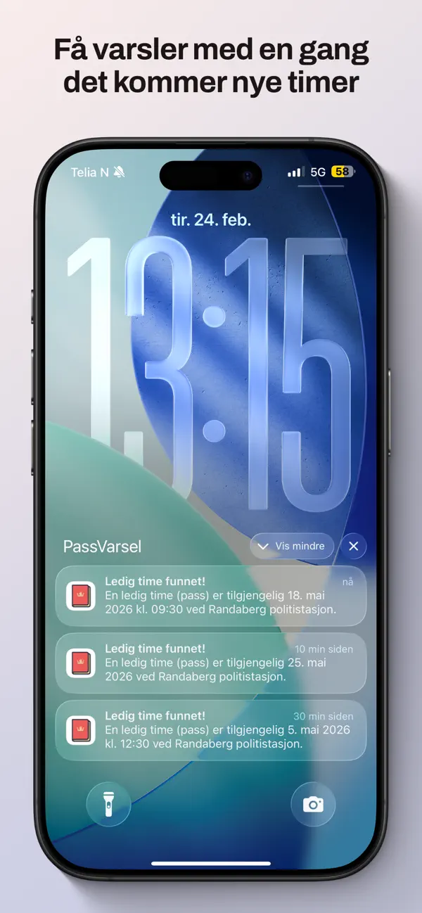 Screenshot #3 pour PassVarsel - Slipp Nødpass