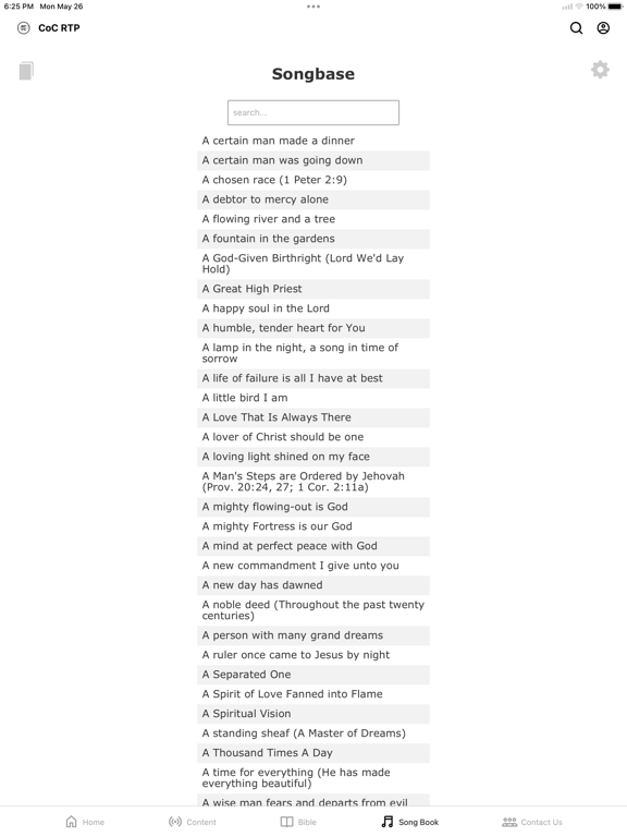 Christians on Campus NC iPad screenshot 4 - Lifestyle app