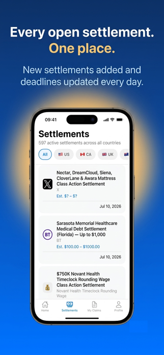 SettleScout: Class Actions Screenshot 5 of 5