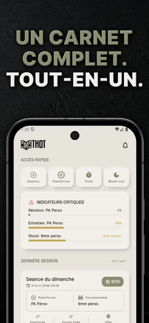 THOT – Shooting Logbook screenshot 2