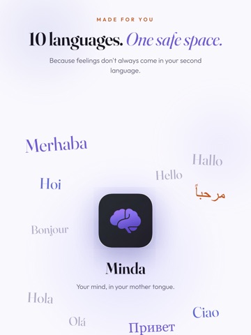 Minda Mental Health iPad screenshot