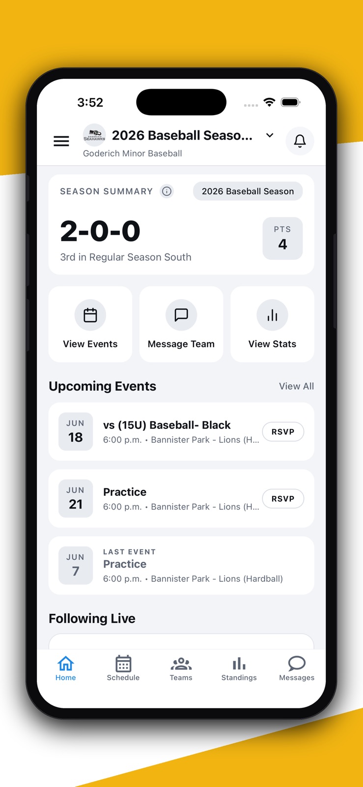 SportsHeadz iphone screenshot 1