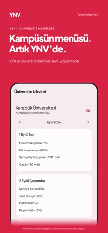 KYK Yemekte Ne Var? Screenshot 1 of 6