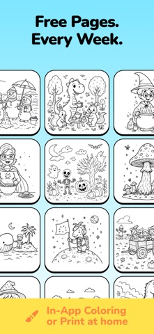 ImaginePad - AI Coloring Book iPhone screenshot