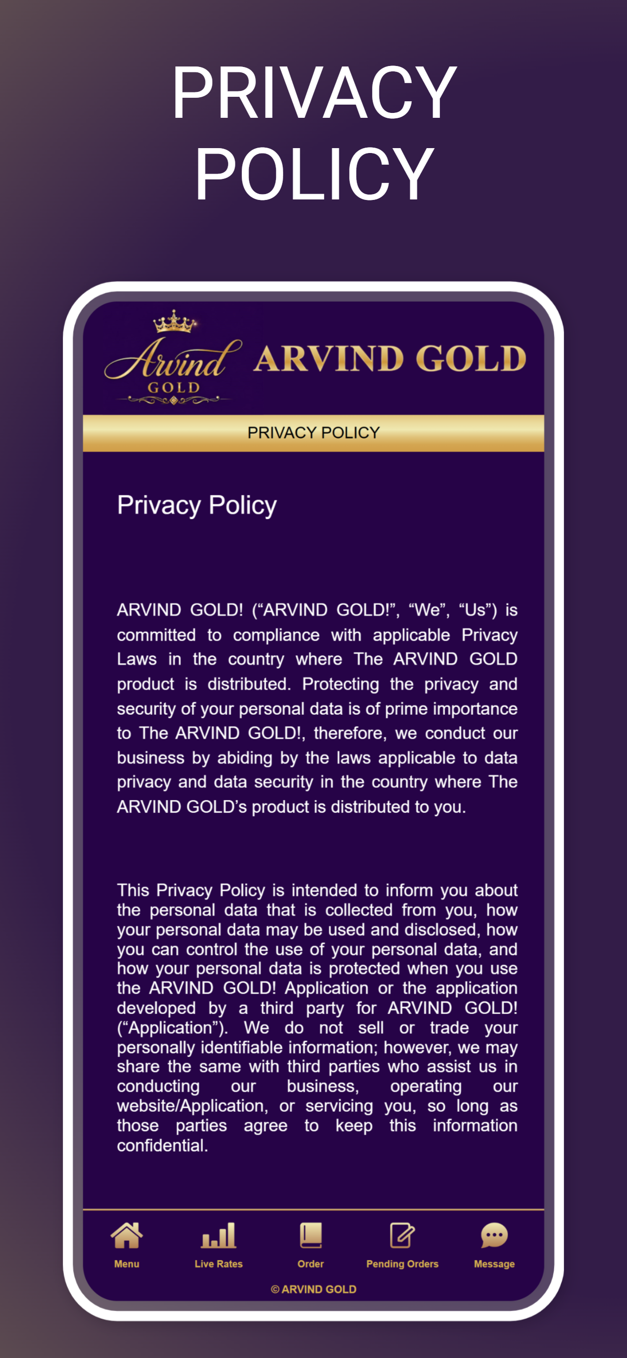 Arvind Gold