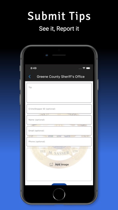 Greene County Sheriffs Office Screenshot