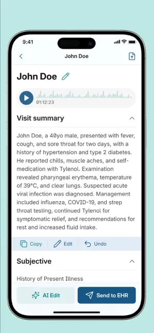 MyMedi Scribe screenshot 4