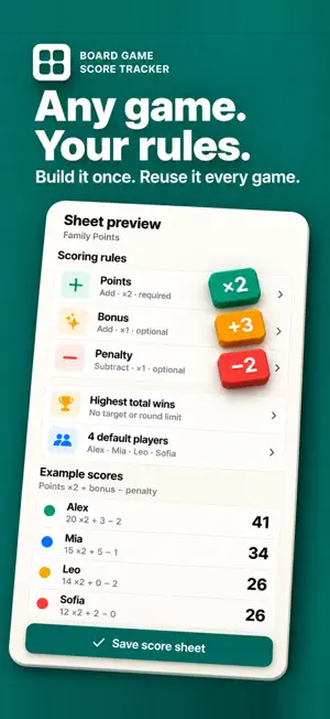 Board Game Score Tracker screenshot 2