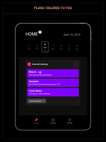 BeFasta Running Training Plans iPad screenshot