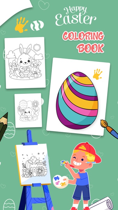 Easter Egg Coloring Book Game Screenshot