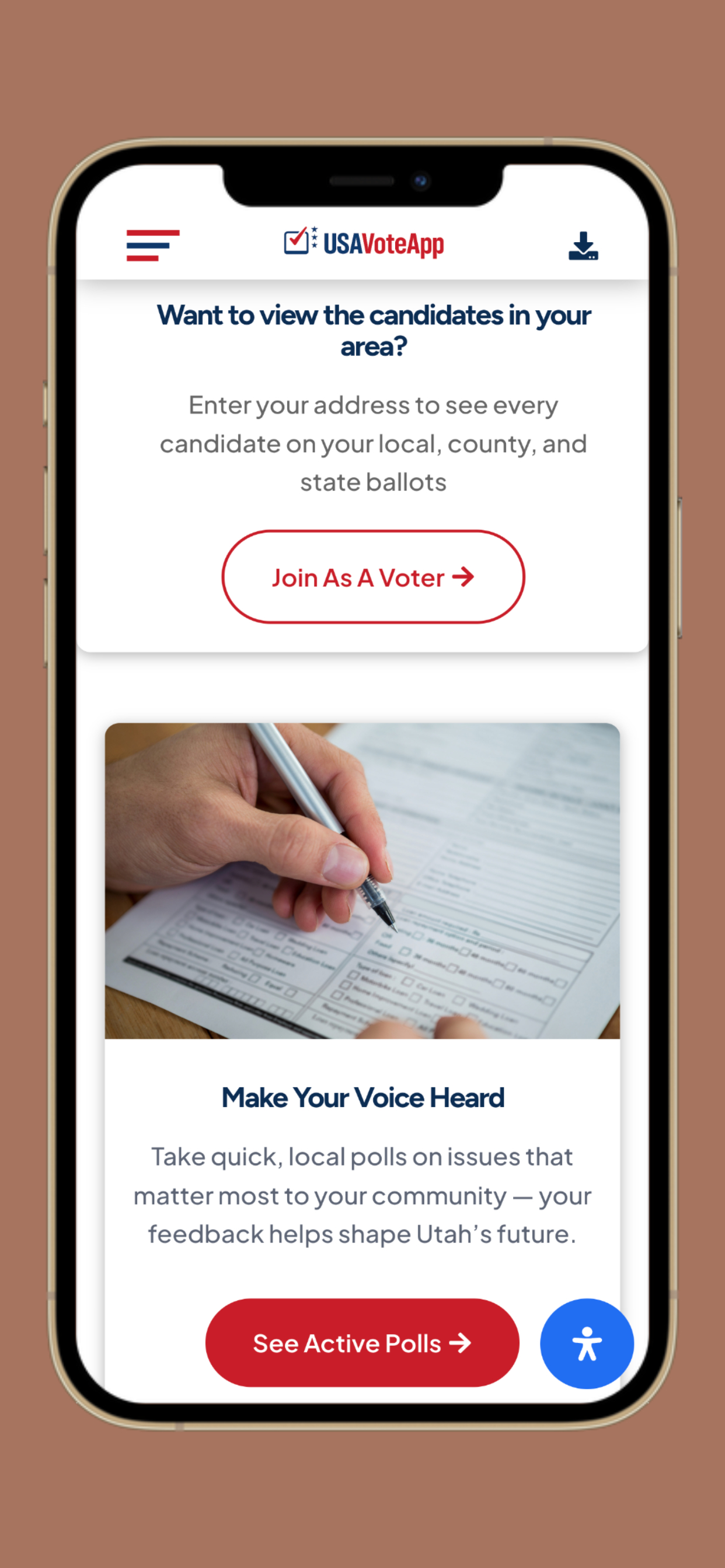USA Vote App screenshot 4