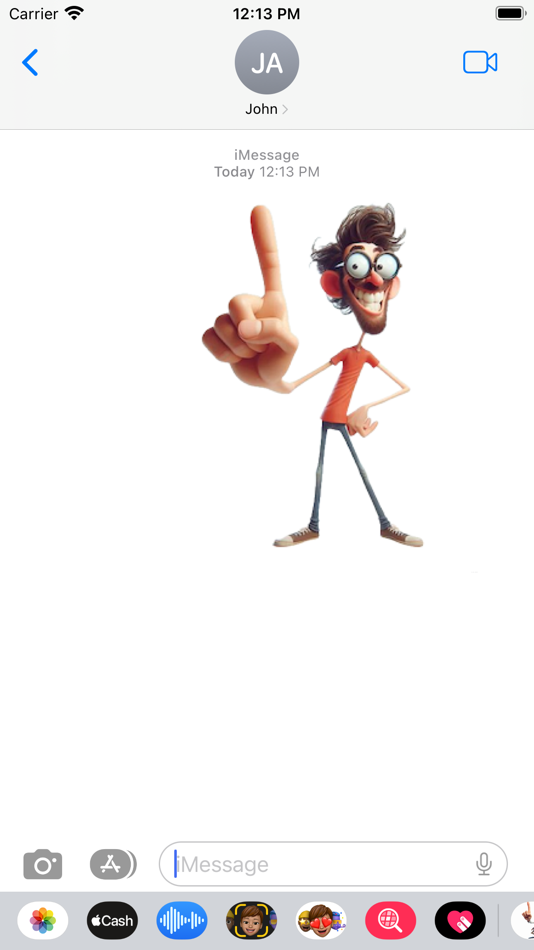 #4. Number One Stickers (iOS) By: Paul Scott
