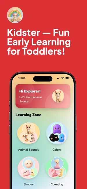 Kidster: Touch, Listen & Learn screenshot 1