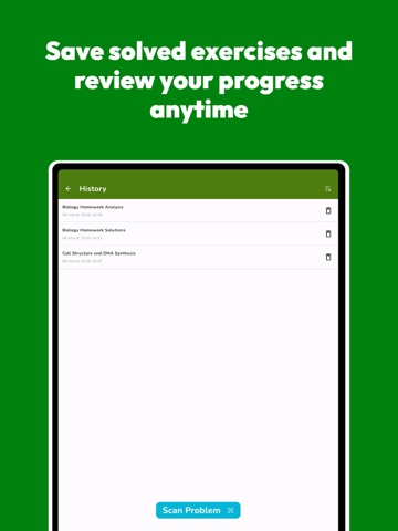 Biology Homework Helper AI iPad screenshot