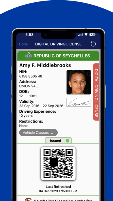 SeyID Seychelles Screenshot