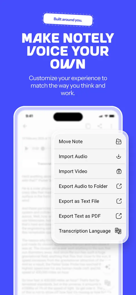 Notely Voice: AI Voice to Text - 仕事効率化アプリ | MWM