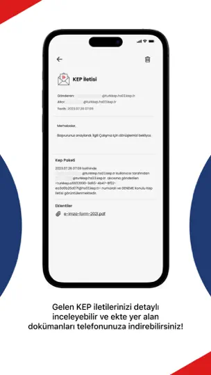 TÜRKKEP Mobil KEP iPhone Ekran Görüntüsü 7