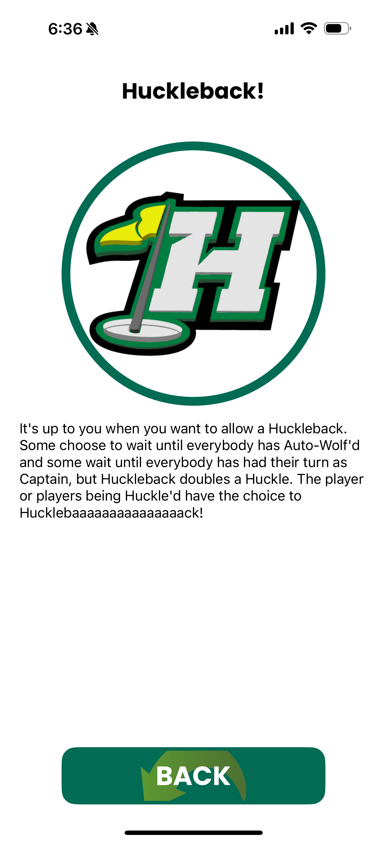 Huckleback Golf