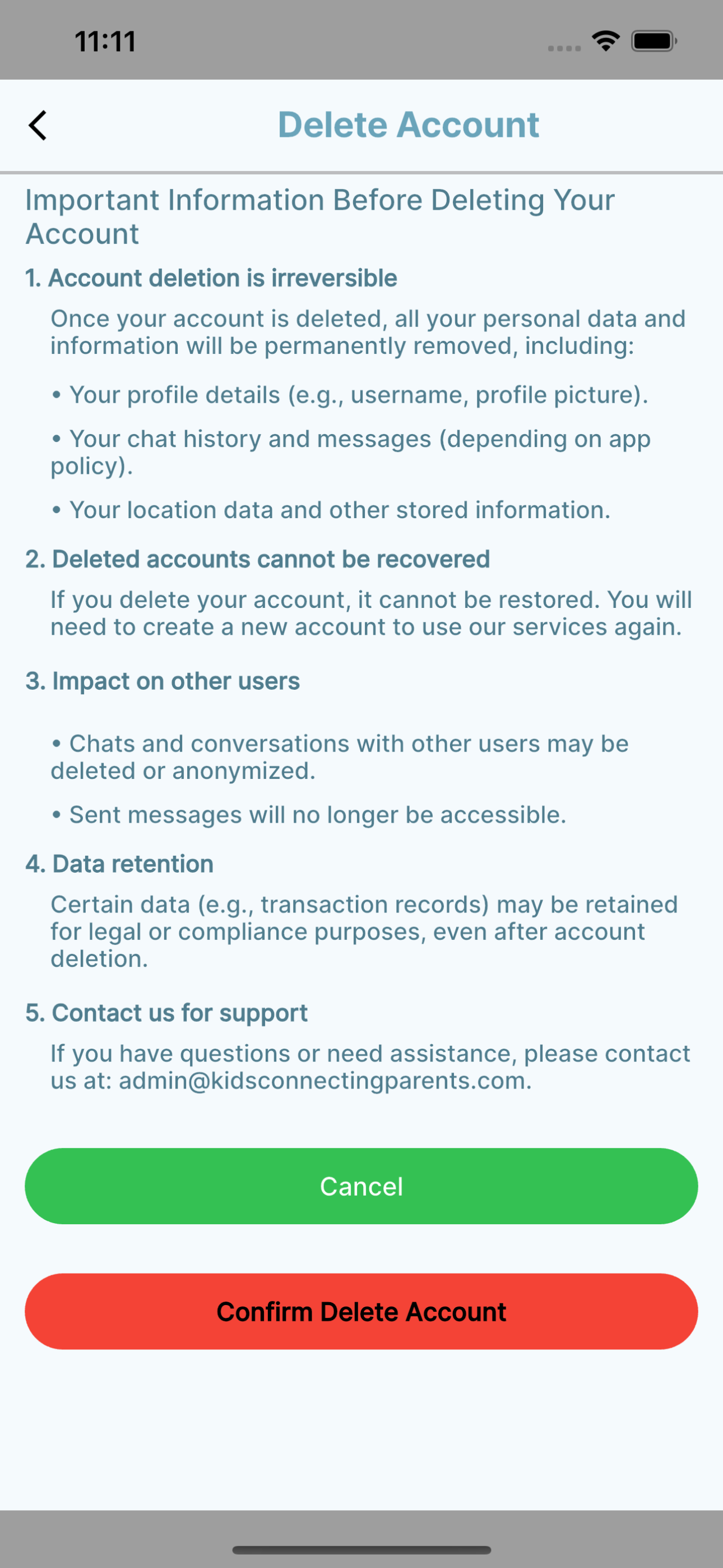 Kids Connecting Parents screenshot 6
