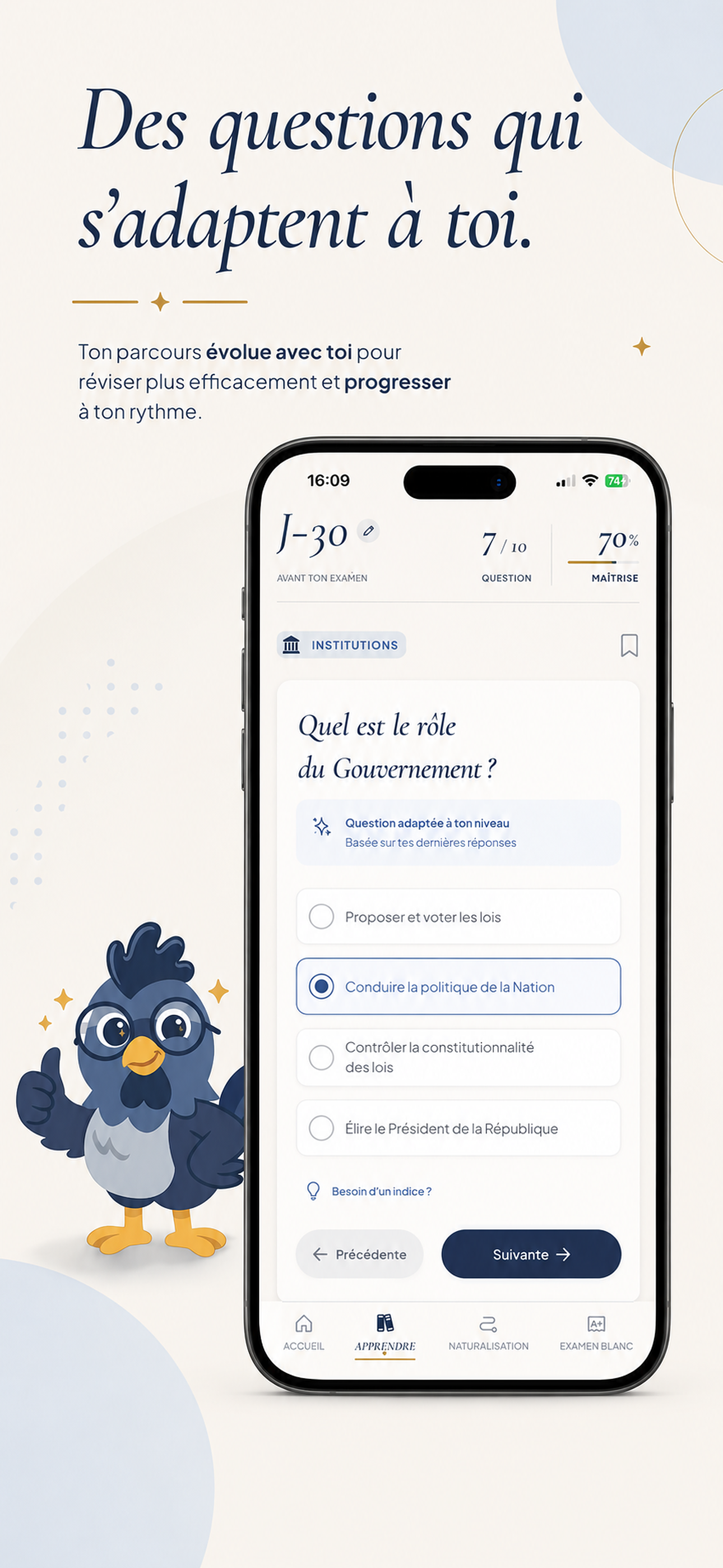 Civi : Examen Civique 2026 screenshot 3