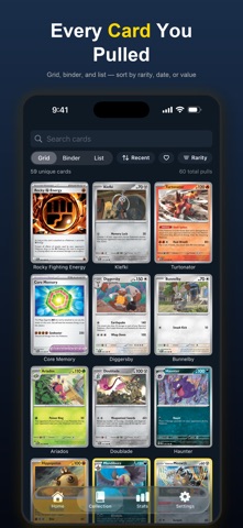 PokeRip - Card Pack Simulator screenshot