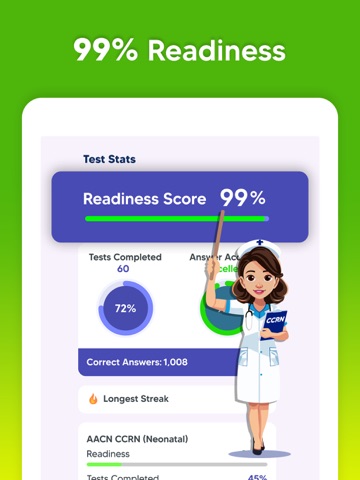 CCRN Test Prep: Pass 2025 Exam iPad screenshot