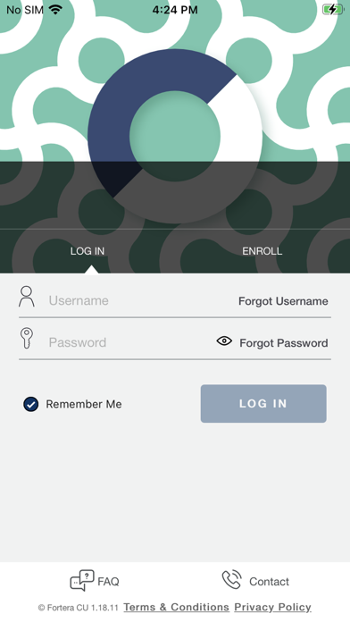 ForteraCU Cards Screenshot