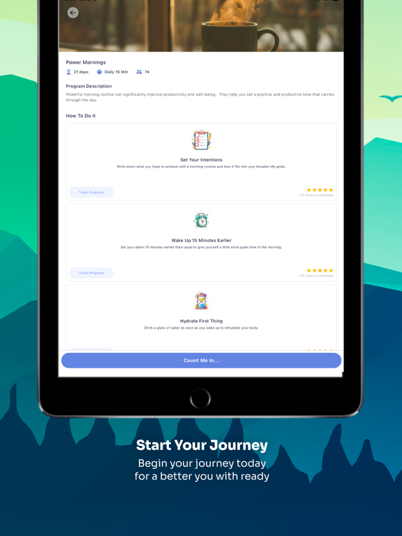 ADY: AI Life Coach & Planner iPad screenshot 6 - Health & Fitness app