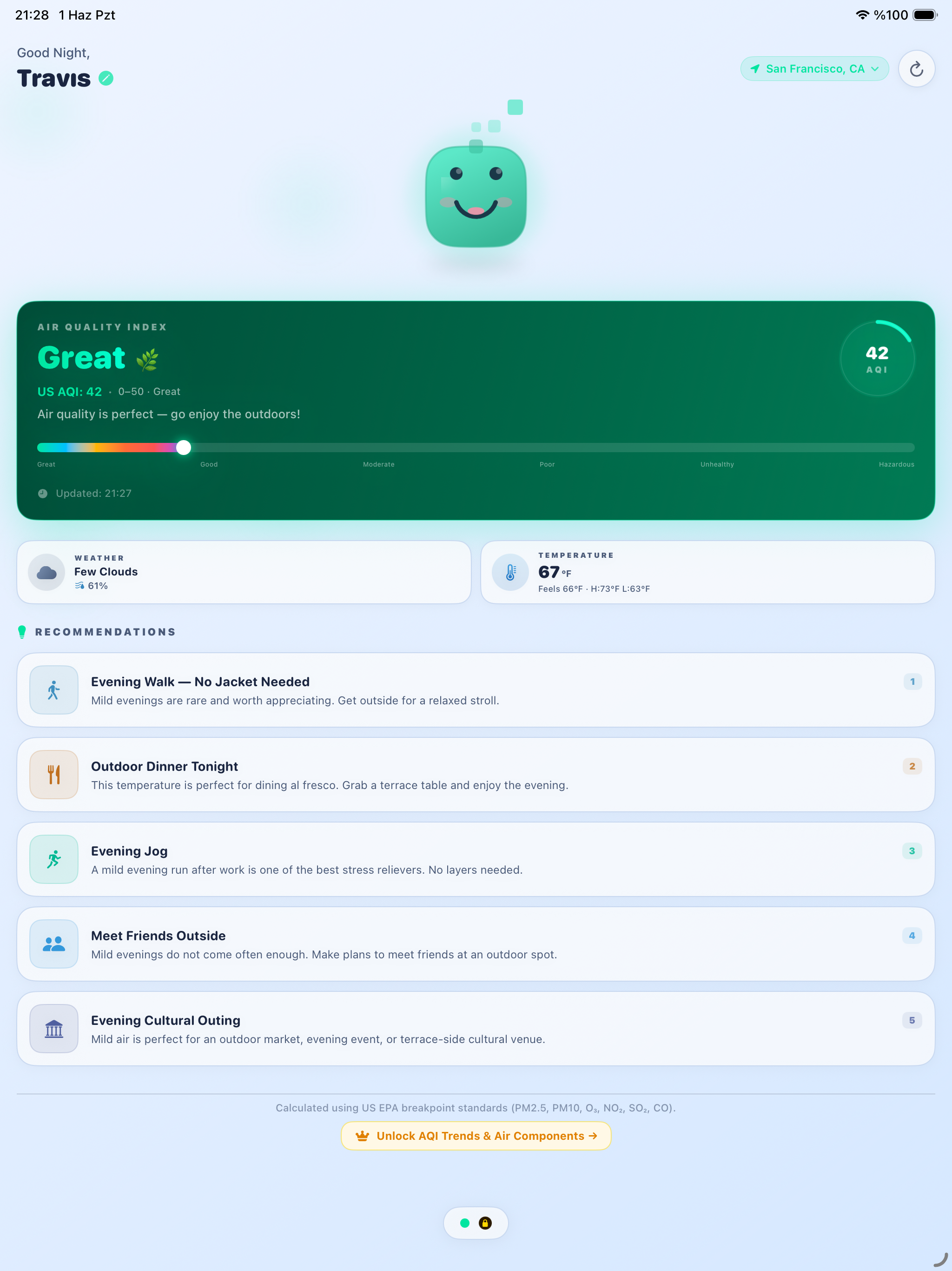 Gulldodo: Air Quality & Pollen screenshot 8