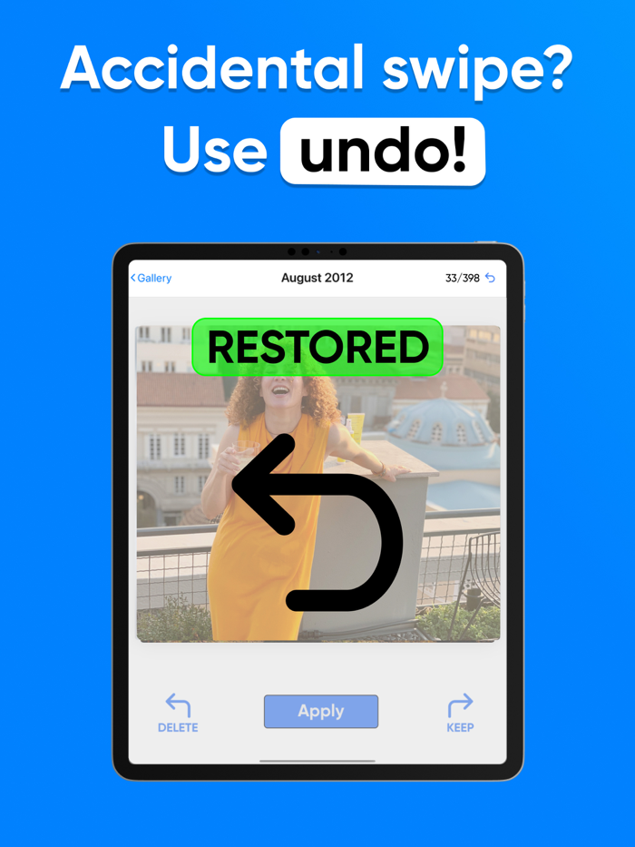 Photo Delete Swipe to Clean