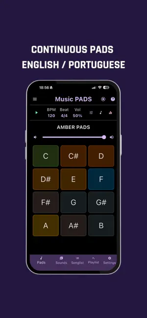 Music Pads - Pads Continuos screenshot 1