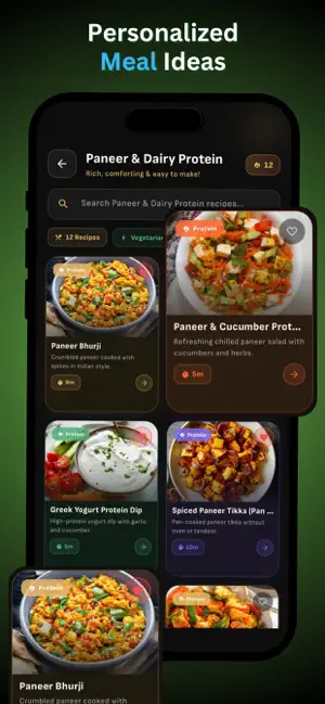 High Protein Vegetarian Recipe screenshot 4