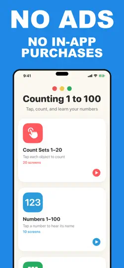 Capture d'écran de Counting 1 To 100 For Kids sur iPhone 5