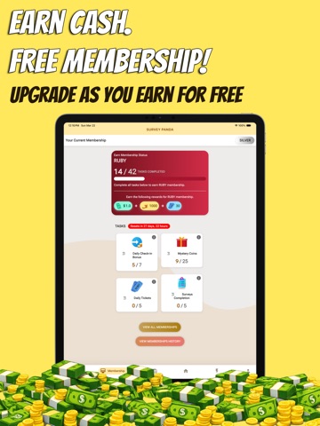 Earn Rewards with Survey Panda iPad screenshot