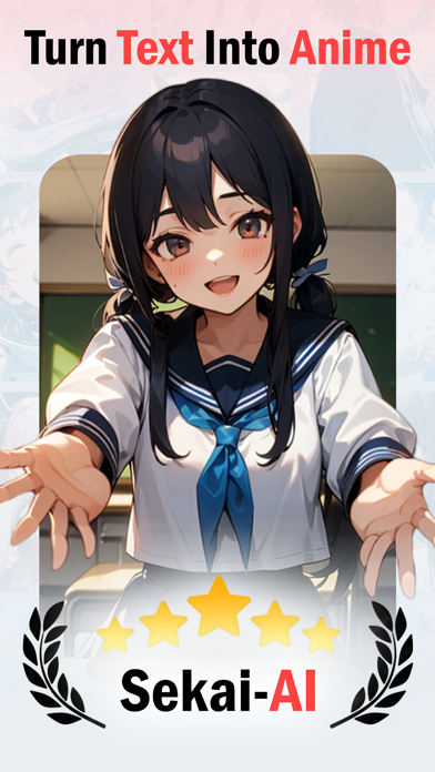 Sekai AI Anime Art Generator Screenshot