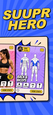 SUUPR Gym Tracker screenshot