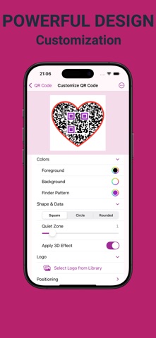 Taguvo: QR & Barcode generator screenshot